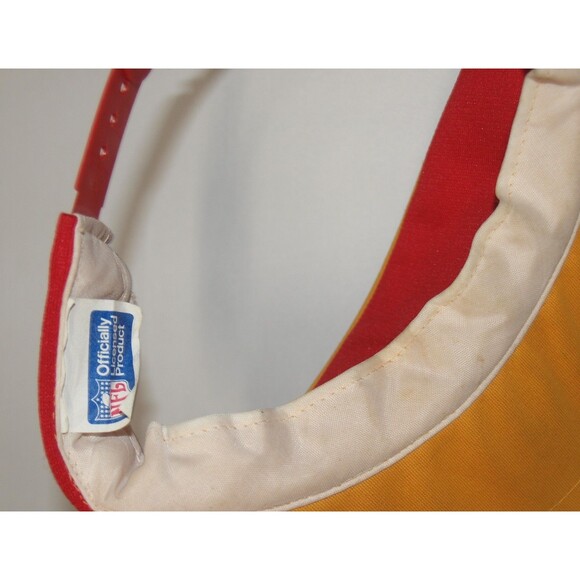 Vintage Kansas City Chiefs NFL Sun Golf Visor Made in USA RARE 70's 80's  Unisex - Picture 6 of 6